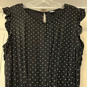 Black & White Polka Dot Jumpsuit